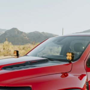 Ram 1500 Light Mounts - A-Pillar / Ditch - KC HiLiTES - A-Pillar/Ditch Mount - Black - `19-`27